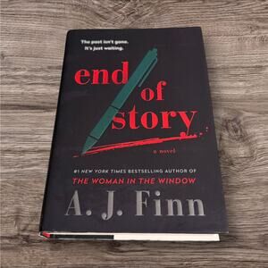 End of Story A.J. Finn Hardcover Psychological Thriller Mystery w/Dust Jacket